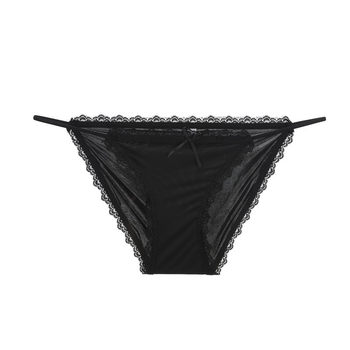 Sexy milk underwear ສໍາ​ລັບ​ແມ່​ຍິງ silky breathable ແອວ​ຕ​່​ໍ​າ​ສາມ​ຫຼ່ຽມ​ເບິ່ງ​ເຫັນ​ຫນຶ່ງ​ແອວ bikini ທາງ​ລຸ່ມ​ສັ້ນ​