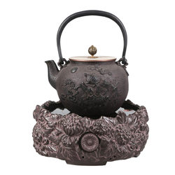 Qiangutang Taiwan old rock clay electric ceramic stove German technology small tea stove mini tea making induction cooker iron kettle electric tea stove