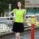 Trang phục khiêu vũ vuông 2019 bộ đồ mới Yang Liping quần áo khiêu vũ mùa hè quần áo thể thao khiêu vũ váy ngắn tay - Khiêu vũ / Thể dục nhịp điệu / Thể dục dụng cụ giày múa người lớn