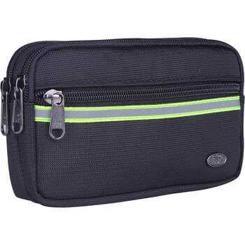Men's horizontal change shoulder bag with belt and mobile phone