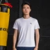 Anta nam ngắn tay áo thun nam mùa hè 2019 thoáng khí cổ tròn thể thao thấm mồ hôi thoáng khí thể thao nam tính từ bi - Áo phông thể thao áo ba lỗ adidas nam Áo phông thể thao