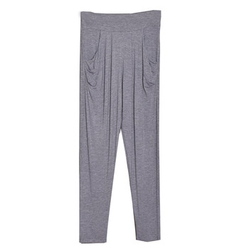 High-waisted modal loose-fitting ankle length enlarged trousers High-waisted modal loose-fitting ankle length enlarged trousers