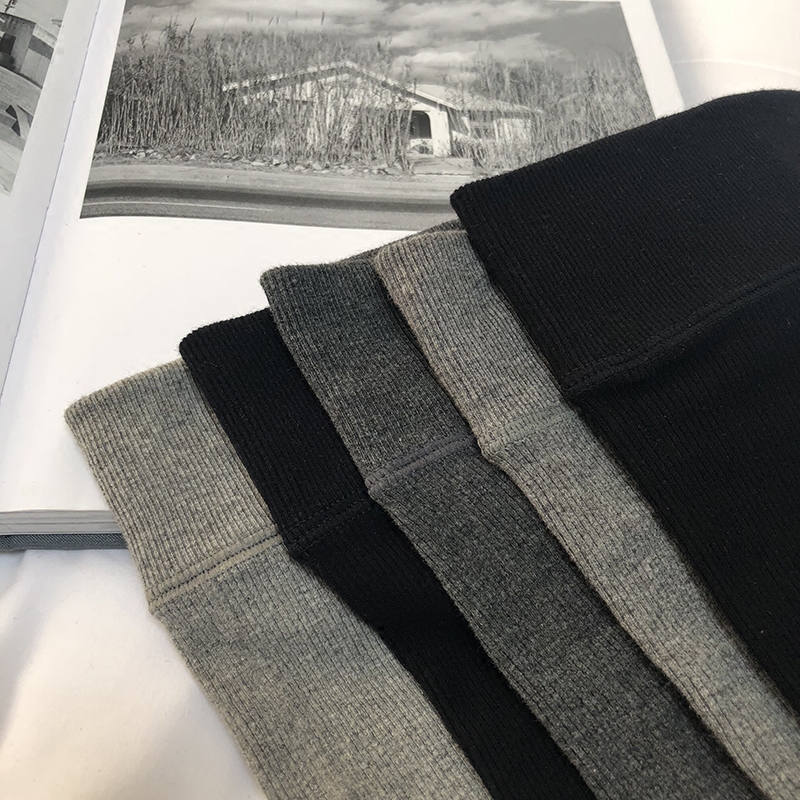 Ekool弹力针织坑条踩脚打底裤保暖显瘦紧身裤高弹外穿裤袜学生裤