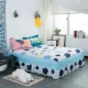 giường bằng vải bông váy duy nhất mảnh vỏ bảo vệ trượt 2018 bedspread vải mới bụi bìa mùa hè châu Âu bìa nệm - Váy Petti