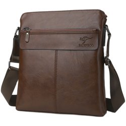 Haven Kangaroo first layer cowhide men's bag genuine leather men's crossbody bag shoulder casual backpack business briefcase hanging bag