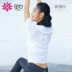 Aoyi quần áo yoga mùa xuân và mùa hè nữ ngắn tay thon gọn thể thao Yoga