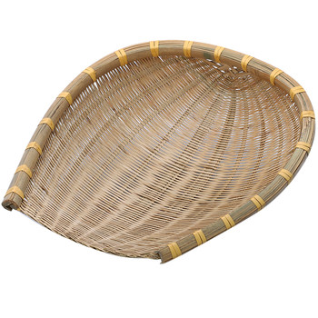 Household bamboo weaving bun basket kitchen coffee table storage basket