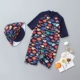 Đồ bơi cho trẻ em bé trai Xiêm Set Boy Dễ thương cho bé 1-3 tuổi Đồ bơi cho trẻ em - Bộ đồ bơi của Kid đồ bơi cho bé gái