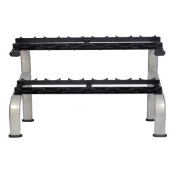Commercial Gym Double-Layer Dumbbell Rack Six Pairs of Dumbbell Rack Home Double-Layer Dumbbell Rack Sports Fitness Equipment