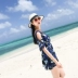 Áo tắm nữ liền kề bảo thủ kích thước lớn mảnh mai giảm béo che váy nhỏ tươi phong cách nóng bỏng mùa xuân bãi biển áo tắm kỳ nghỉ - Bộ đồ bơi One Piece đồ bơi nữ liền thân Bộ đồ bơi One Piece