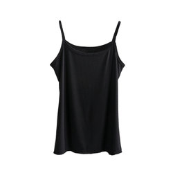 Modal camisole women's summer thin versatile slim-fitting top solid color sleeveless inner wear slimming bottoming shirt