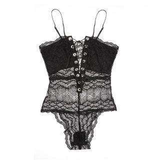 Large size lace bottoming suspender pajamas that can be worn outside