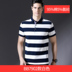 Một sẽ mùa hè ngắn tay T-Shirt nam 2018 mới polo áo sơ mi kinh doanh bình thường trẻ và trung niên mercerized cotton t-shirt triều Polo