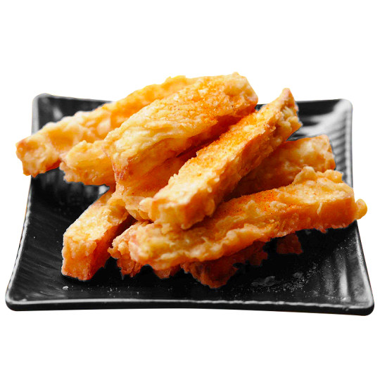 黄金甘梅地瓜条空气炸锅半成品食材红薯条番薯条冷冻油炸小吃商用