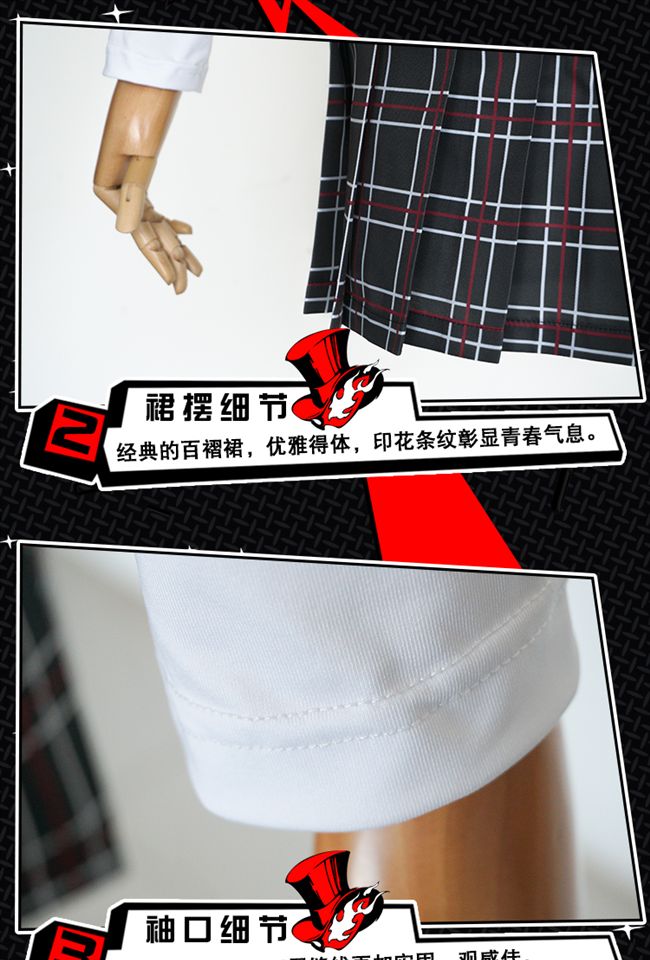Nữ thần của những kỷ lục khác nhau 5 New Island Real Cos School Quần áo Anime đồng phục cosplay nữ quần áo trò chơi Spot - Cosplay cosplay zero two