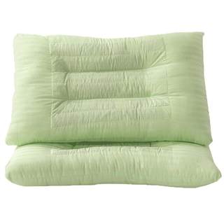 Elegant green cassia seed kapok pillow pillow core single cotton adult whole head cervical spine home bedroom pillow