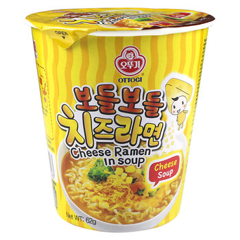 Korean Imported Ottogi Cheese Cup Noodles Cheese Ramen Instant Cheese Noodles Instant Noodles 62g*5