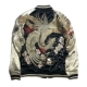 Ba tỉnh sáu mùa xuân nguyên bản Suzaku thêu áo khoác nam Yokosuka áo khoác hai mặt Phoenix Nirvana - Áo khoác đôi áo hoodie nam Áo khoác đôi