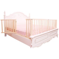 Bed guardrail bed guardrail children's 1.8m baby guardrail 1.5m large bed baffle solid wood anti-falling bed universal