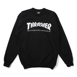 Thrasher American version velvet flame basic letter hooded sweatshirt ສໍາລັບຜູ້ຊາຍແລະແມ່ຍິງ, ແບບດຽວກັນສໍາລັບຄູ່ຜົວເມຍ