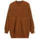 Anti-pilled ring yarn V-neck soft pullover knit