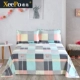 Bông cũ vải thô lớn tấm đơn mảnh 100% cotton dày chiếu đơn đôi đôi tùy chỉnh 3 m - Khăn trải giường