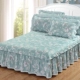 Khăn trải giường mùa hè bằng vải cotton loại chống trượt giường đơn mảnh bông bảo vệ che bụi che phủ 1,5 m 1,8m tấm 1 	chân váy giường