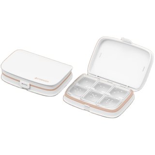 Japanese medicine box portable small medicine box 7 days carry-on mini sub-packing box dispenser sealed pill medicine box