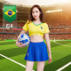 2020 Soccer bé Sexy dance Suit Thế giới Cheerleader trang phục nữ Night Bar Hiệu suất ăn mặc Jersey