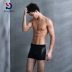 Pula Shi quần bơi nam boxer kích thước lớn chuyên nghiệp cạnh tranh đồ bơi nhanh khô thể thao đào tạo bộ đồ tắm suối nước nóng nam - Nam bơi đầm bộ đồ bơi nam Nam bơi đầm