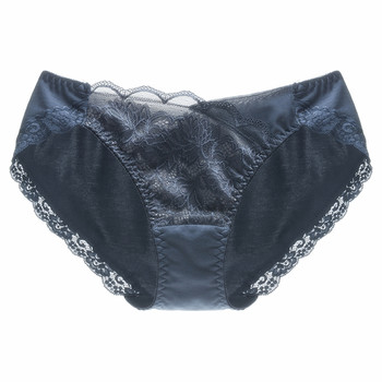 Huajia derihara d ~ lace flower covered elegant pure white modal cotton low waist hip lady briefs