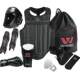Jiurishan Sanda protective gear set, head protection, chest protection and leg protection