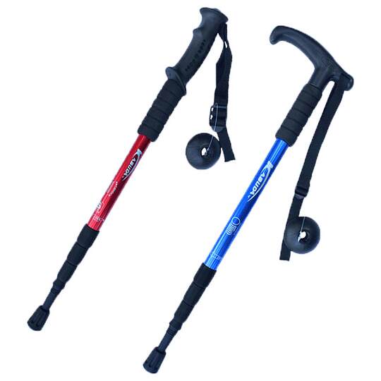 Hiking retractable travel outdoor trekking pole walking pole