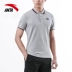 Anta tay ngắn nam áo thun Lapel 2019 mùa xuân mới đích thực thoáng khí nửa tay áo sơ mi polo thể thao nam giản dị áo polo levis Áo polo thể thao