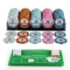 Chip Texas Holdem Poker Chips Phòng cờ vua Mahjong Khăn trải bàn Baccarat dành riêng - Các lớp học Mạt chược / Cờ vua / giáo dục