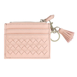 2024 New Wallet Women's Short Japanese and Korean Student Fashion Simple Braided Tassel Mini Thin Coin Purse Women