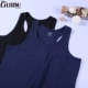 Áo vest nam cổ xưa và hiện đại, áo thun nam co giãn thoáng mát mùa hè Slim đáy quần thể thao áo thun mỏng