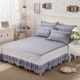 Bộ đồ giường bằng vải cotton đơn chiếc giường đặt bộ đồ trải giường bằng vải nệm nệm bảo vệ 1,5m / 1,8 m drap giường có viền