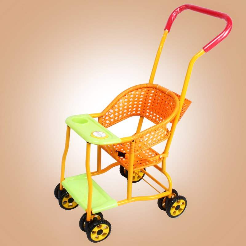 Wei Shunda mùa hè mây thủ công xe đẩy em bé thoáng khí xe nhẹ trẻ em Xe đẩy tám bánh đơn giản - Xe đẩy / Đi bộ xe tập đi bằng gỗ