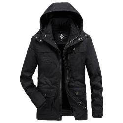 jeep outdoor autumn and winter cotton coat men's cotton jacket detachable men's large size military uniform warm jacket cotton coat thickened