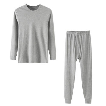 Three guns long sleeve couple thin cotton underwear autumn clothes and autumn pants