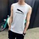 Học sinh nam áo thun không tay chơi bóng rổ cotton vai áo thể thao rộng rãi mồ hôi vest rộng kích thước mỏng vest áo ba lỗ tập gym