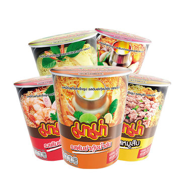 Thai tom yum hot and sour shrimp flavor instant noodles
