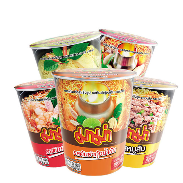 Thai Tom Yum Hot and Sour Shrimp Flavor Instant Noodles
