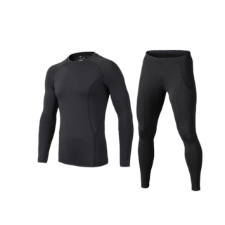 儿童紧身衣训练服男童速干衣跑步健身服秋冬打底篮球足球运动套装