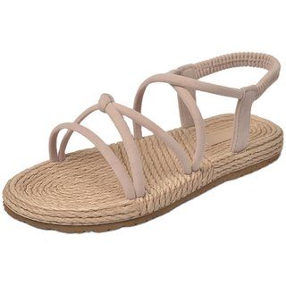 Xiaoxiangfeng thick-soled open-toe strappy sandals for women Roman shoes