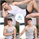 Tuyết bay nam vest cotton mùa hè thanh niên thoáng khí thể thao Slim áo thể dục cotton đáy quần