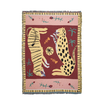 sofa towel sofa blanket living room tapestry decorative blanket blanket retro animal Nordic personality ສ້າງສັນສີບົວ panther