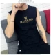 Học sinh nam áo thun không tay chơi bóng rổ cotton vai áo thể thao rộng rãi mồ hôi vest rộng kích thước mỏng vest áo ba lỗ tập gym