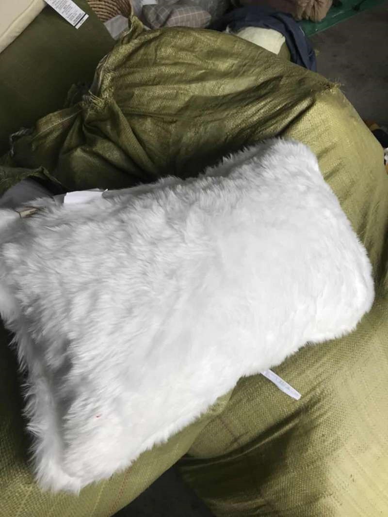 Đơn đặt hàng Âu Mỹ Gối đệm lông vịt còn sót lại gối đơn 35 * 58cm - Gối